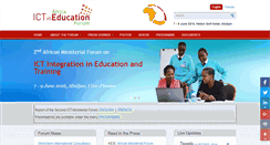Desktop Screenshot of africaictedu.org