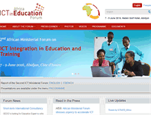 Tablet Screenshot of africaictedu.org
